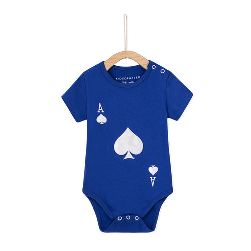 The Ace Baby Romper - Blue