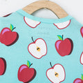 Apple-ly Ever After Romper - Turquoise