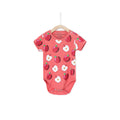 Apple-ly Ever After Romper - Orange