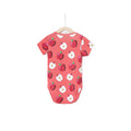 Apple-ly Ever After Romper - Orange