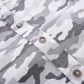 Army Printed Long Sleeve Shirt - white