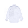 Half Check Long Sleeve Shirt - Pebble White
