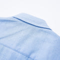 Half Check Long Sleeve Shirt - Pebble White