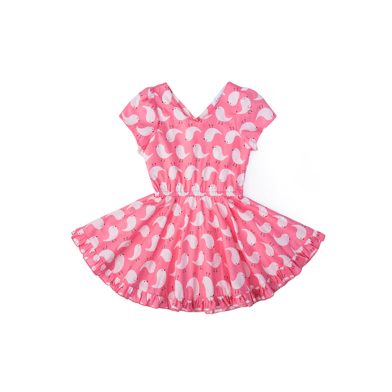 Cheeky Chick Dress - Bubblegum Pink