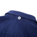 Color Block Across Long Sleeve Shirt - Burgundy Port