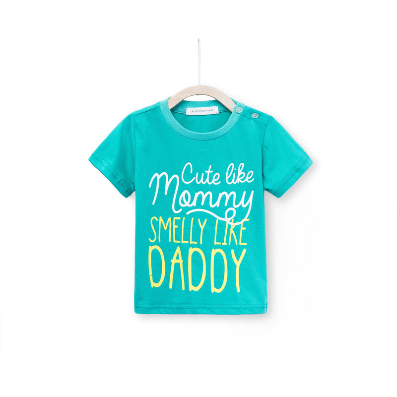 Cute Like Mommy Smelly Like Daddy - Green