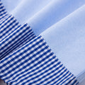 Gingham Detail Long Sleeve Shirt - Frosty White