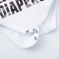 I Am Baby Destroyer Of Diapers Baby Romper - White