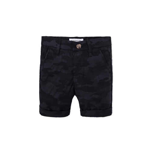 Camouflaged Shorts - Black