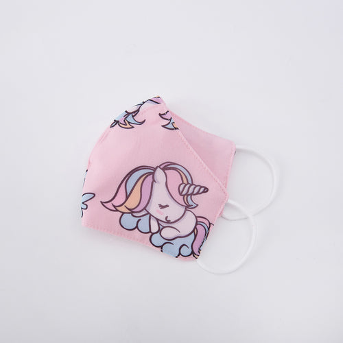 Chiffon Unicorn Mask - Pink
