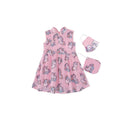 Chiffon Unicorn Mask - Pink
