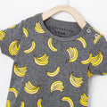 Bananas About You Romper - Gray