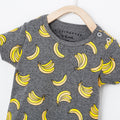 Bananas Baby Romper - Gray