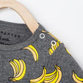 Bananas About You Romper - Gray