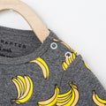 Bananas Baby Romper - Gray