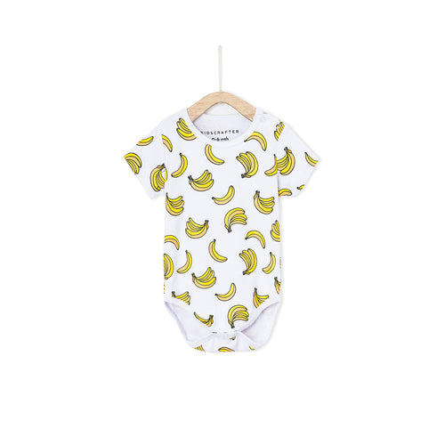 Bananas About You Romper - White