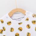 Burger Baby Romper - Gray