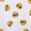 Burger Baby Romper - Gray