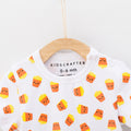 Fries Baby Romper - White