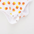Fries Baby Romper - White