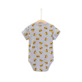 Burger Baby Romper - Gray