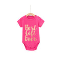 Best Gift Ever Baby Romper - Pink