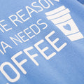I'm The Reason Mama Needs Coffee Baby Romper - Pink