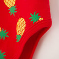 Pineapple Baby Romper - Red