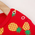 Pineapple Baby Romper - Red