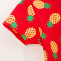 Pineapple Baby Romper - Blue