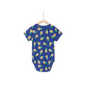 Pineapple Baby Romper - Blue