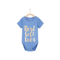 Best Gift Ever Baby Romper - True Blue