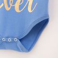 Best Gift Ever Baby Romper - True Blue