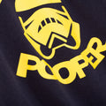 Storm Pooper Baby Romper - Navy
