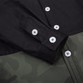 Camo Hem Long Sleeve Shirt - Hearth Black