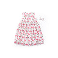 Fable Flamingo Babydoll Dress - Soft Ivory