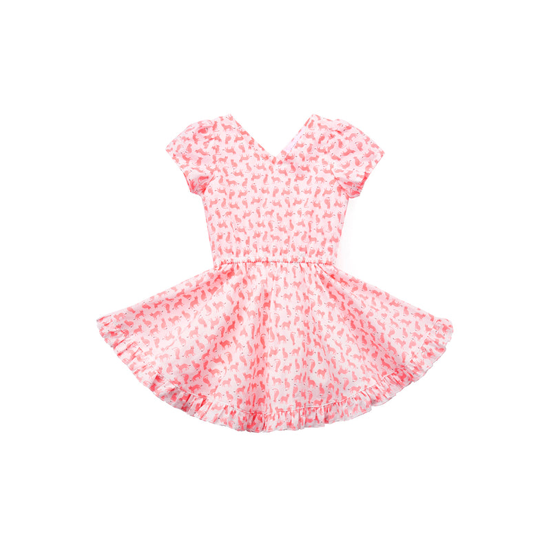 Kitty Kat Dress - Neon
