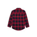 Modern Tartan Long Sleeve Shirt - Autumn Red
