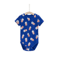 Bubble Tea Baby Romper - Blue