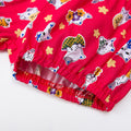 Good Luck Fortune Cat Dress Romper with Bloomer - Red