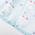 Hearts Rabbit Dress Romper with Bloomer - Blue