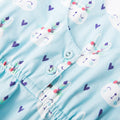 Hearts Rabbit Sleeveless Dress - Pink