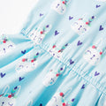 Hearts Rabbit Sleeveless Dress - Pink