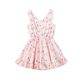 Hearts Rabbit Sleeveless Dress - Pink