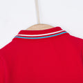 Steve Polo Romper - Red