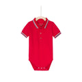 Steve Polo Romper - Red
