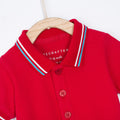 Steve Polo Romper - Pink