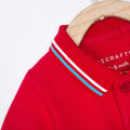 Steve Polo Romper - Red