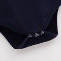 Little But Fierce Baby Romper- Navy