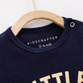 Little But Fierce Baby Romper- Navy